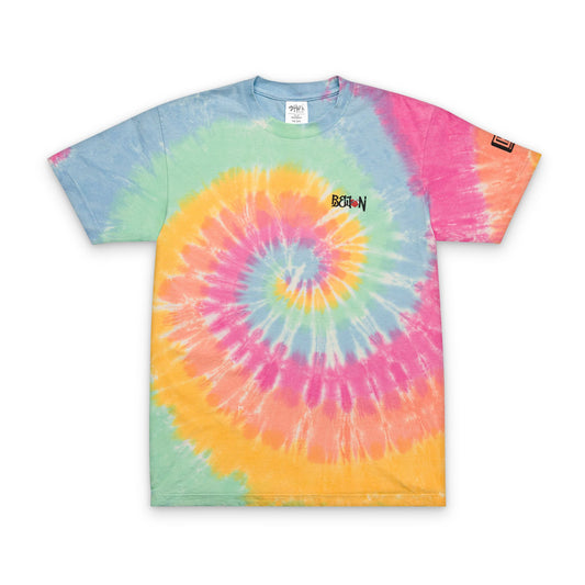 Vibrant Tie-Dye Oversized T-Shirt, Fun Summer Shirt, Festival Wear, Casual Outfit, Unique Gift