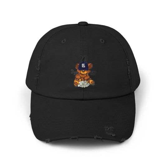 KB Bear Distressed Cap, Unisex Baseball Hat, Casual Accessory, Trendy Gift, Summer Style, Festival Wear