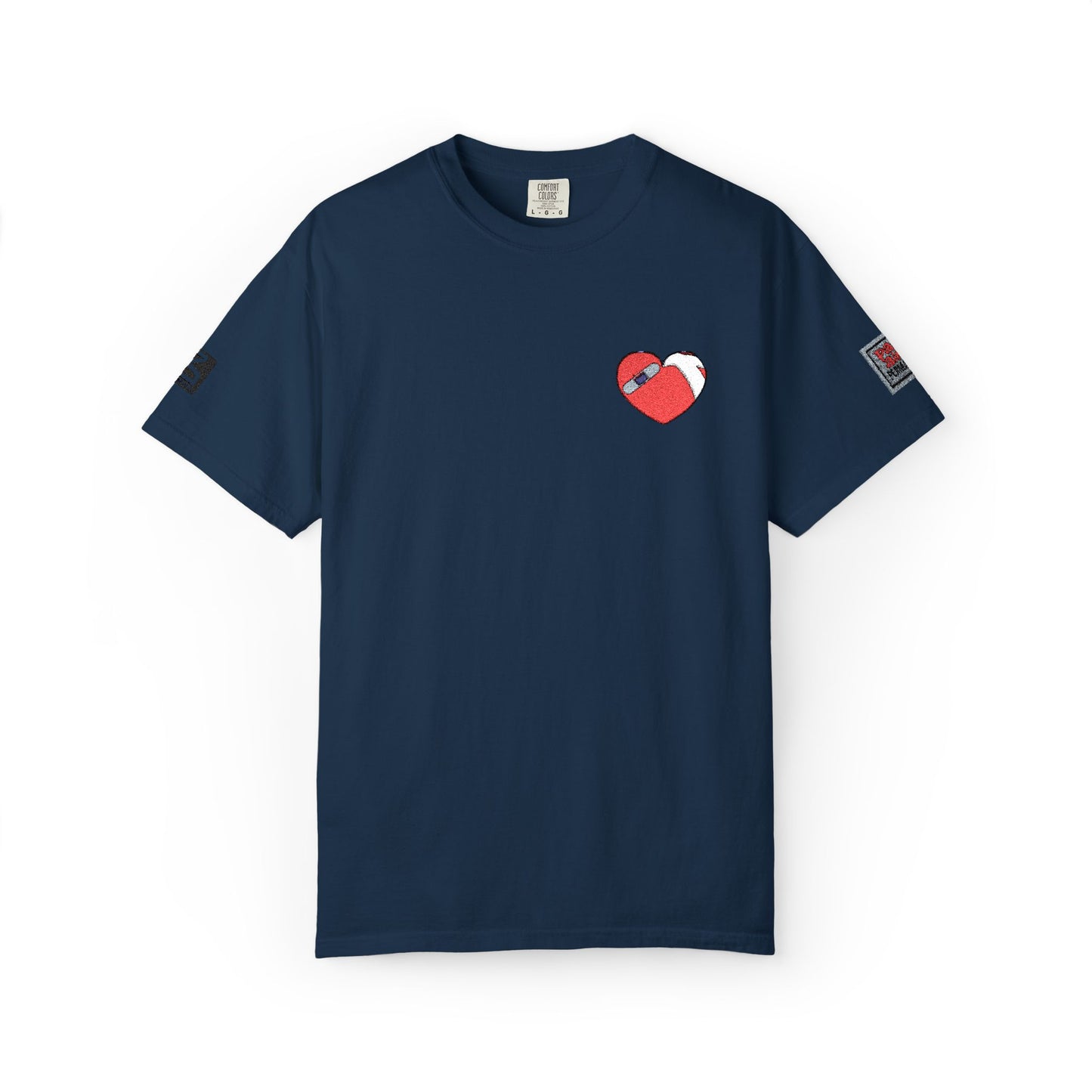 Heartfelt Unisex Garment-Dyed T-shirt - Casual Love Tee, Perfect for Valentine's Day, Gift for Friends, Everyday Wear, Unique Graphic Tee