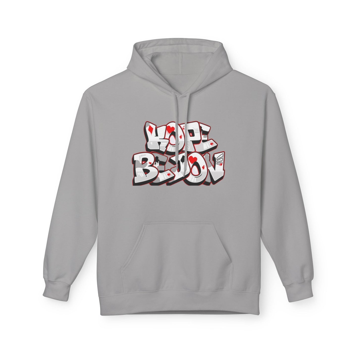Graffiti Heart Hoodie - Urban Style, Streetwear, Cozy Apparel, Gift for Him/Her, Casual Outfit, Year-Round Fashion