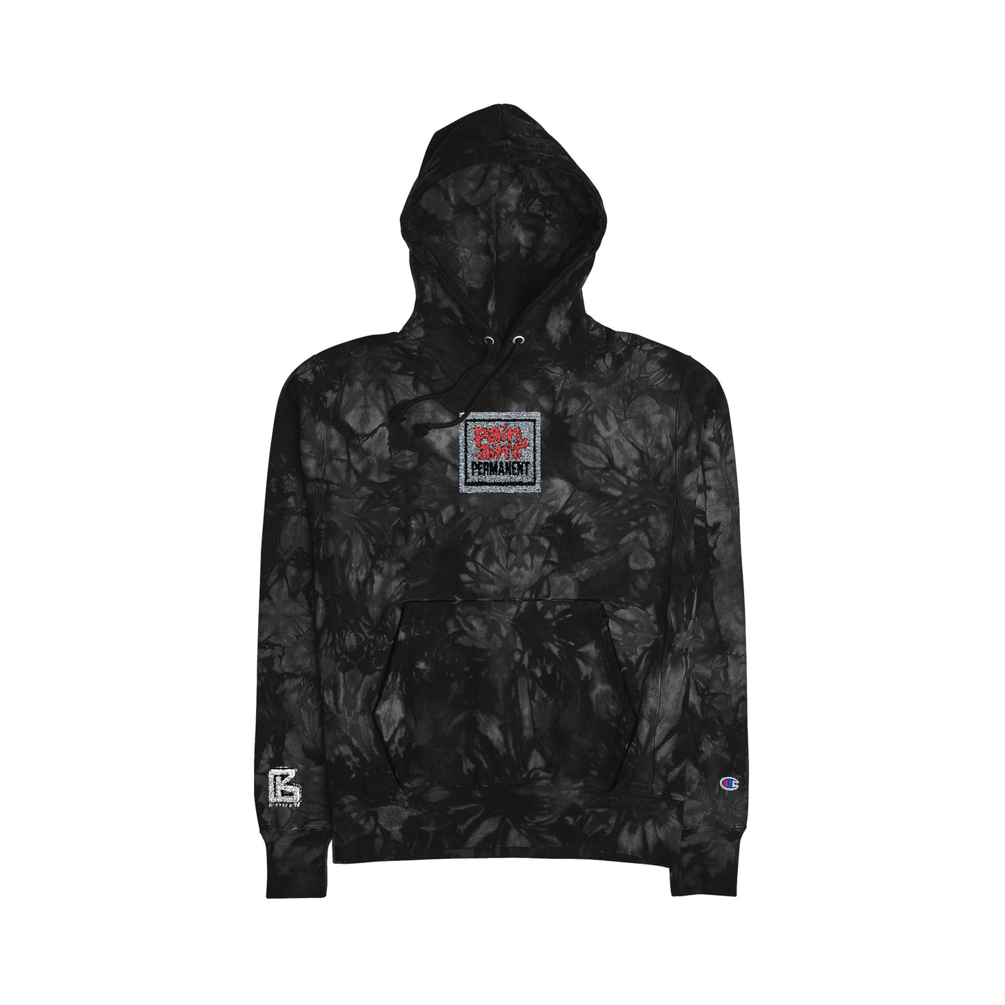 Unisex Tie-Dye Hoodie, Stylish Embroidered Pullover, Cozy Sweatshirt, Perfect for Casual Wear, Great Gift for Holidays