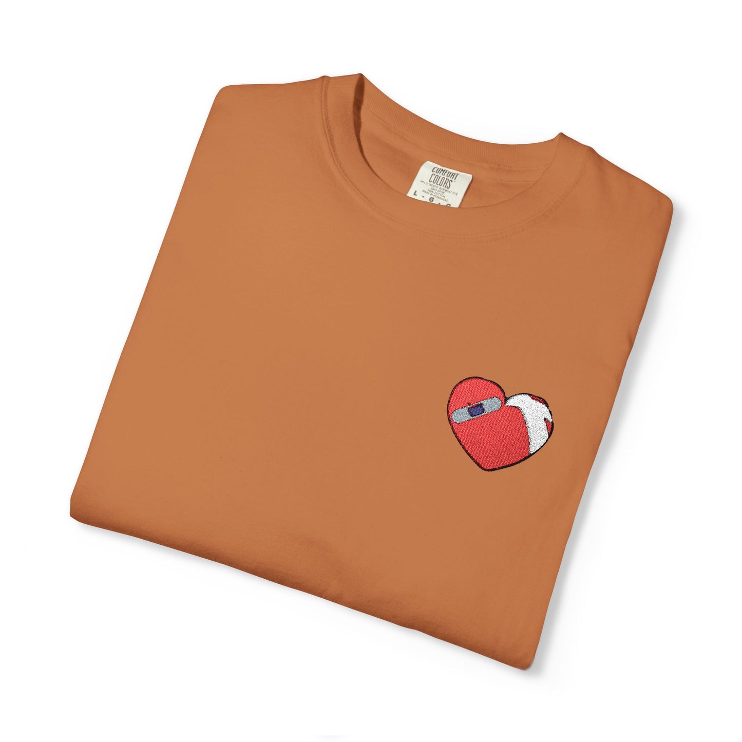 Heartfelt Unisex Garment-Dyed T-shirt - Casual Love Tee, Perfect for Valentine's Day, Gift for Friends, Everyday Wear, Unique Graphic Tee