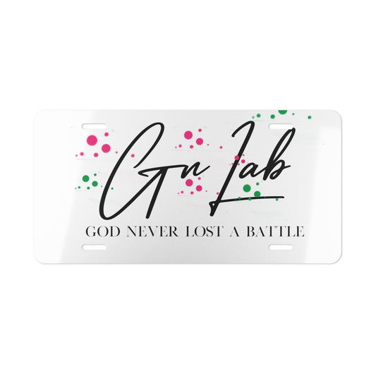 Custom Vanity Plate, Personalized Car Decoration, Unique Gift for Him/Her, Dashboard Accessory, Inspirational License Plate