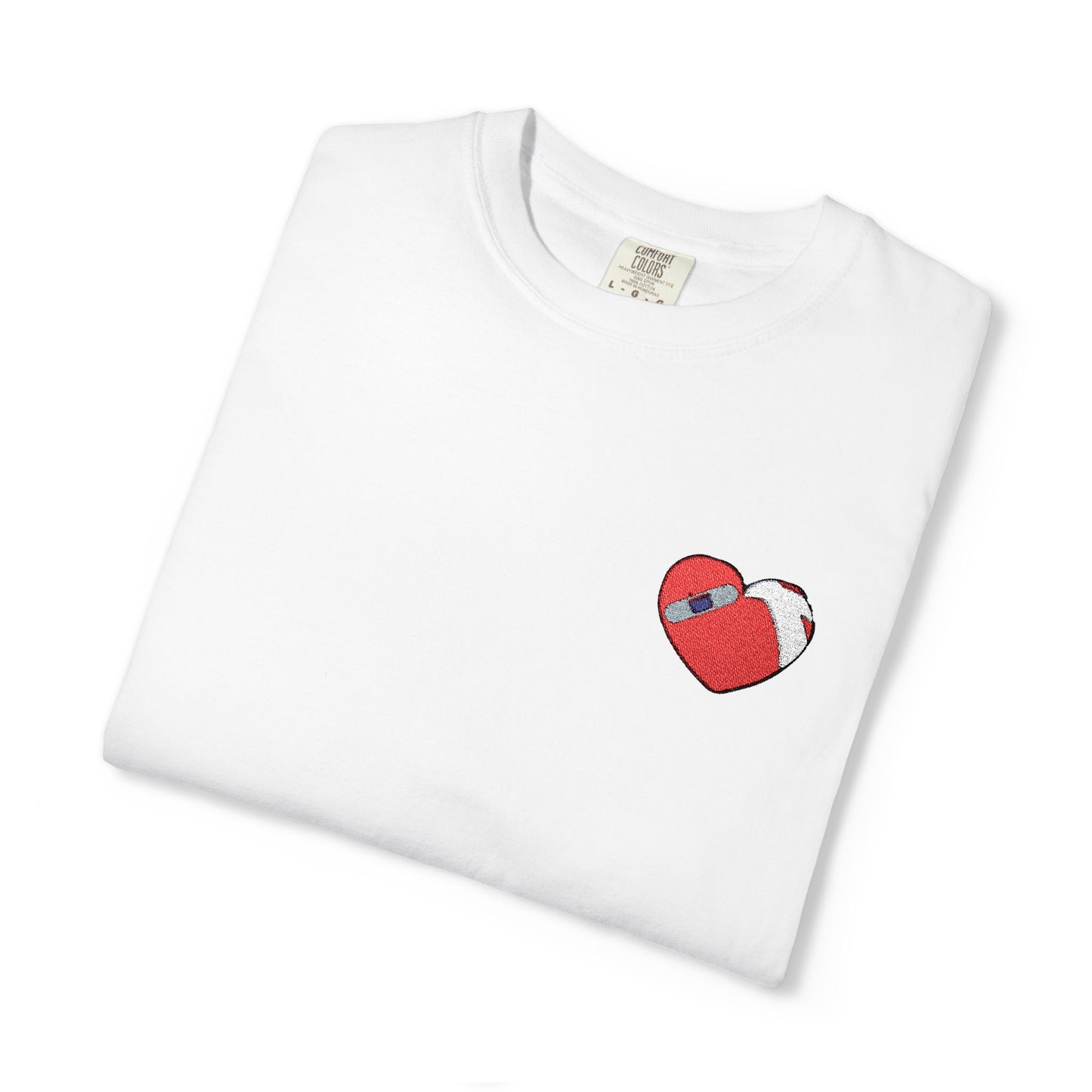 Heartfelt Unisex Garment-Dyed T-shirt - Casual Love Tee, Perfect for Valentine's Day, Gift for Friends, Everyday Wear, Unique Graphic Tee